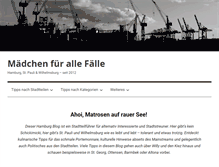 Tablet Screenshot of maedchenfuerallefaelle.com